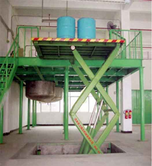 剪叉式太原升降货梯