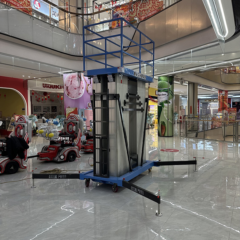 铝合金升降机商场高空作业